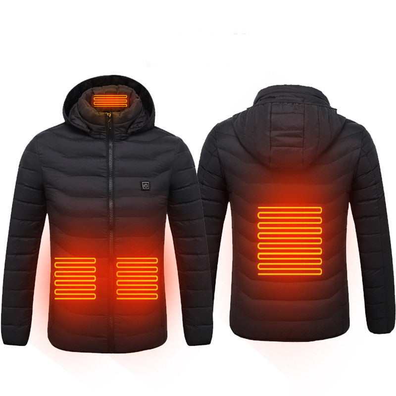 Beheizte Winterjacke mit USB – Warme Thermojacke für Kalte Tage