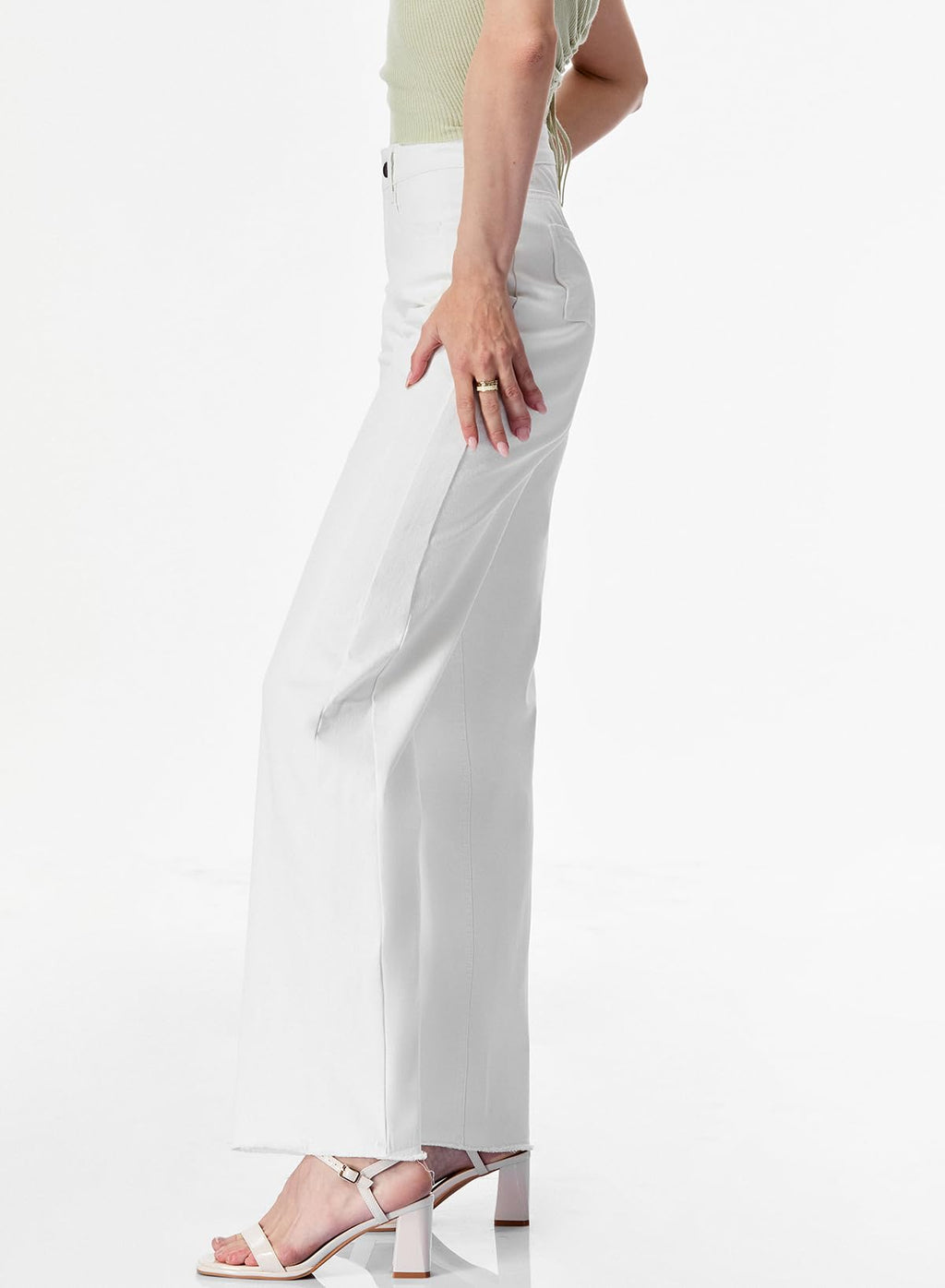 Damen Wide-Leg Jeans – Locker geschnittene High-Waist Jeans