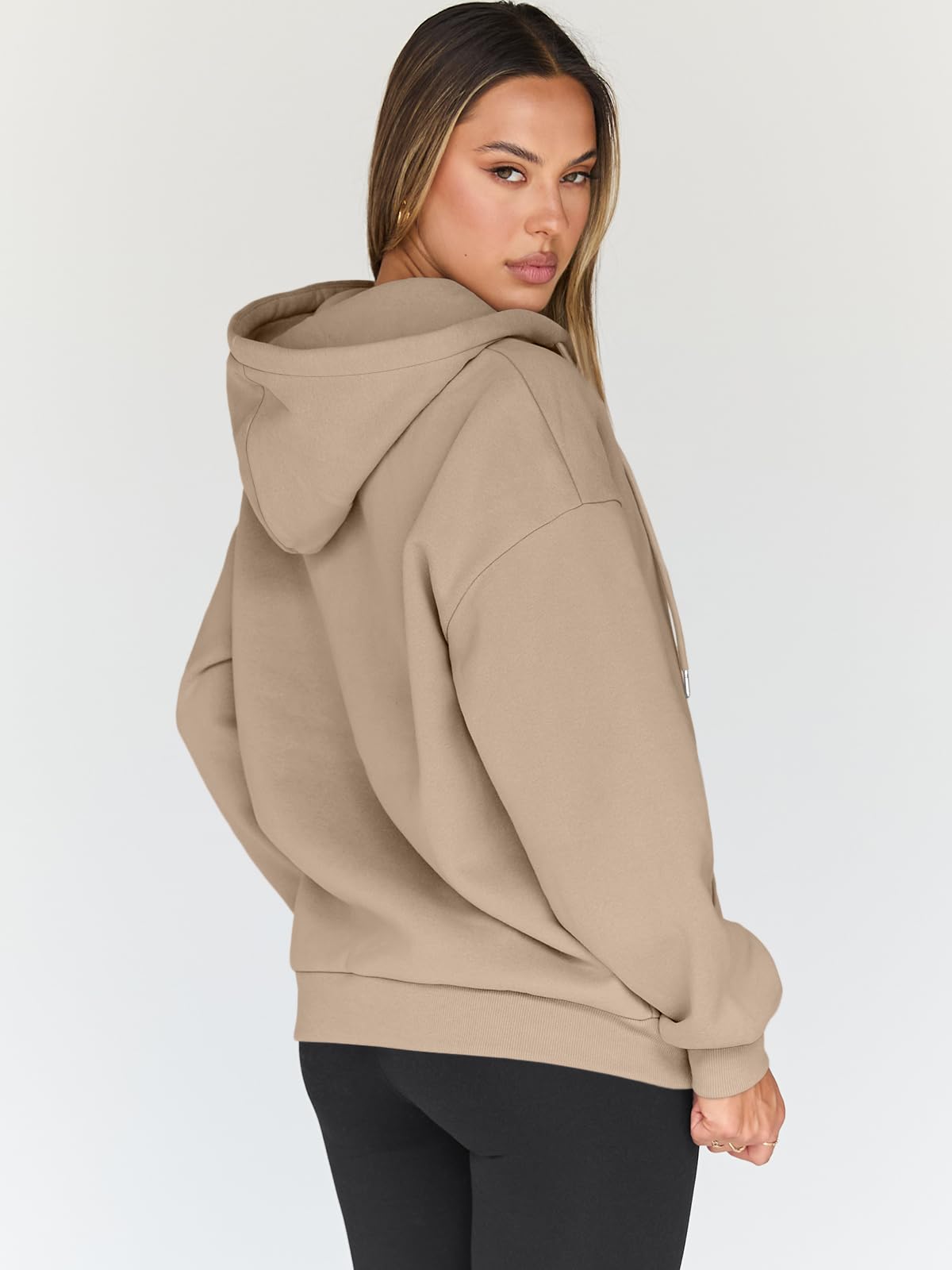 Damen Zip-Hoodie mit Kapuze – Bequeme Freizeit Sweatjacke