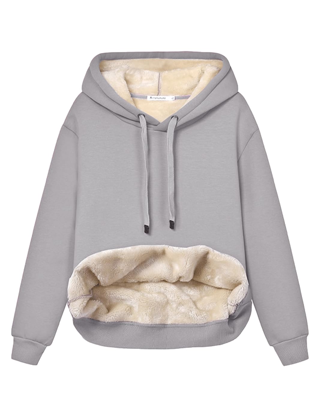 Damen Winter Hoodie mit Sherpa-Futter – Warmer Kapuzenpullover