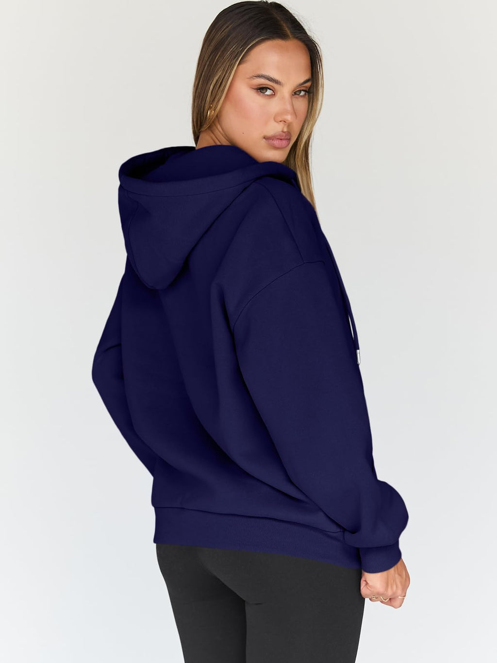 Damen Zip-Hoodie mit Kapuze – Bequeme Freizeit Sweatjacke