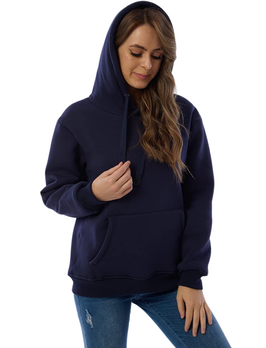 Damen Winter Hoodie mit Sherpa-Futter – Warmer Kapuzenpullover