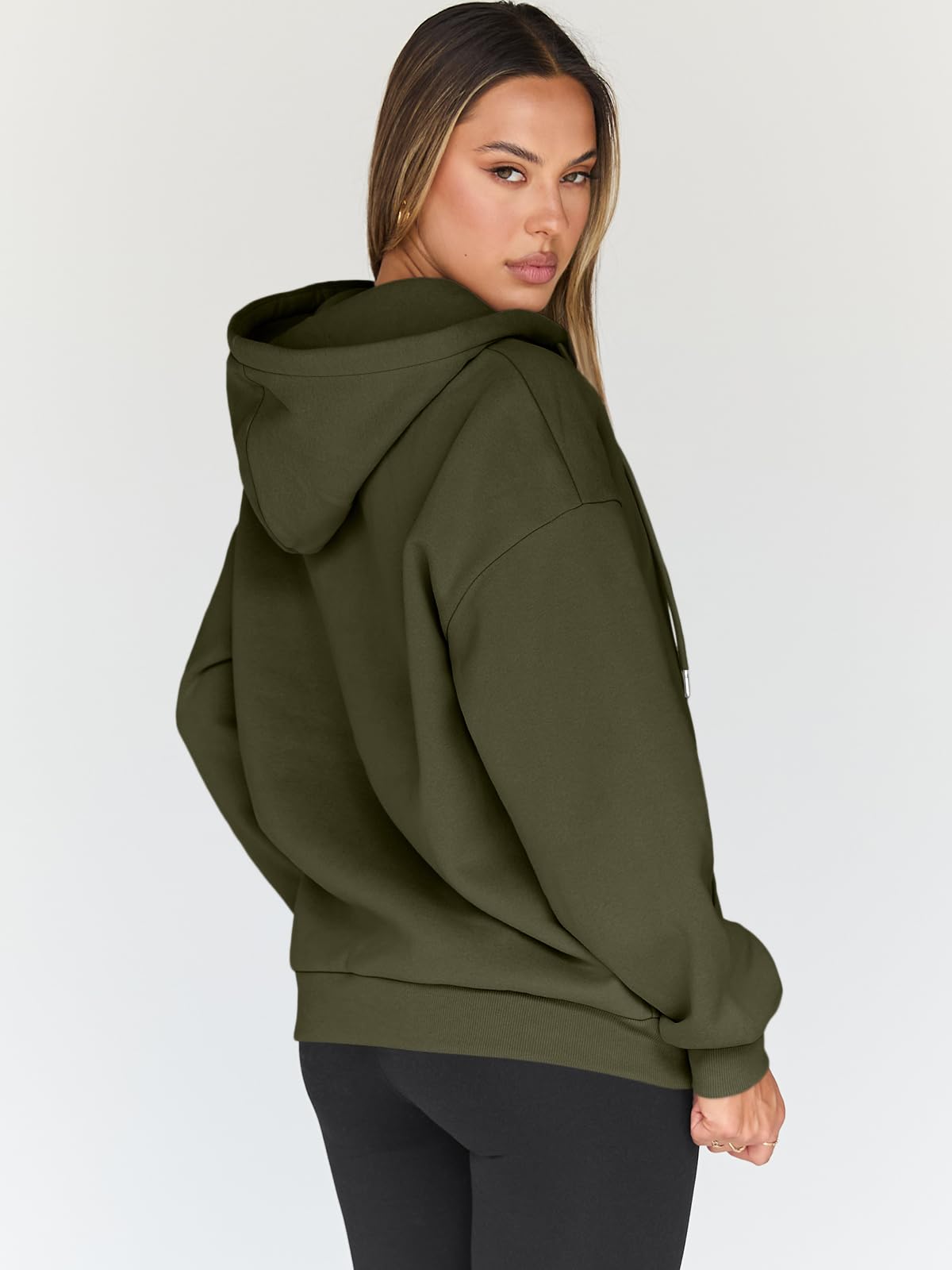 Damen Zip-Hoodie mit Kapuze – Bequeme Freizeit Sweatjacke