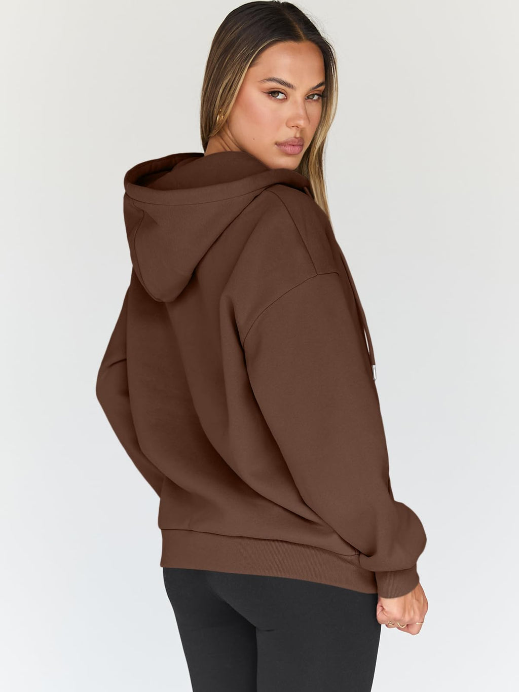 Damen Zip-Hoodie mit Kapuze – Bequeme Freizeit Sweatjacke