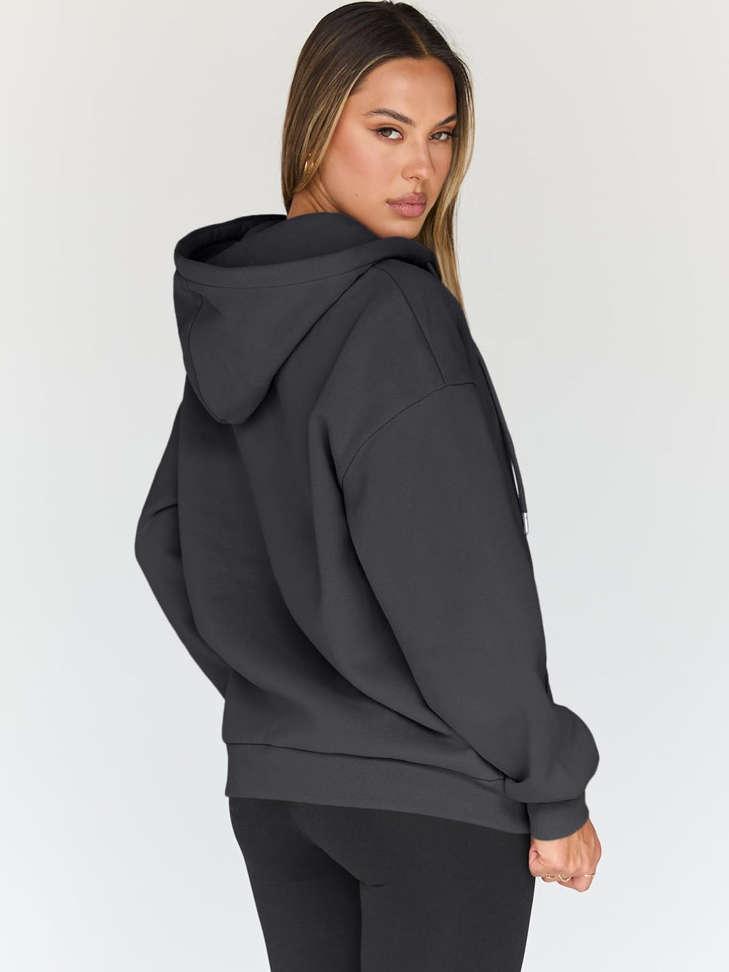 Damen Zip-Hoodie mit Kapuze – Bequeme Freizeit Sweatjacke