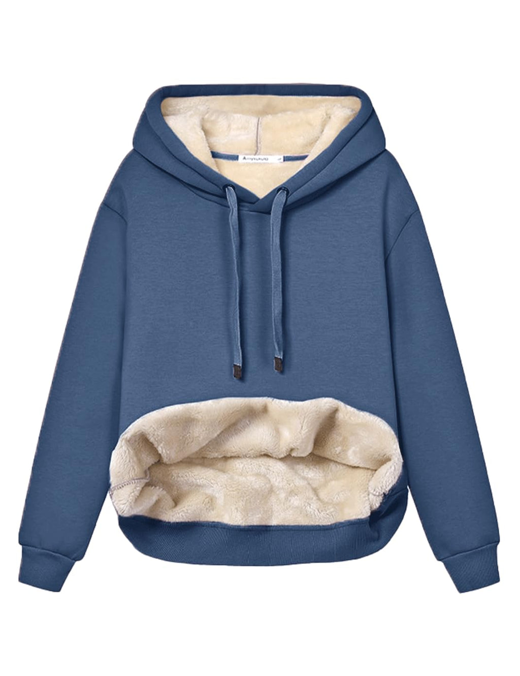 Damen Winter Hoodie mit Sherpa-Futter – Warmer Kapuzenpullover