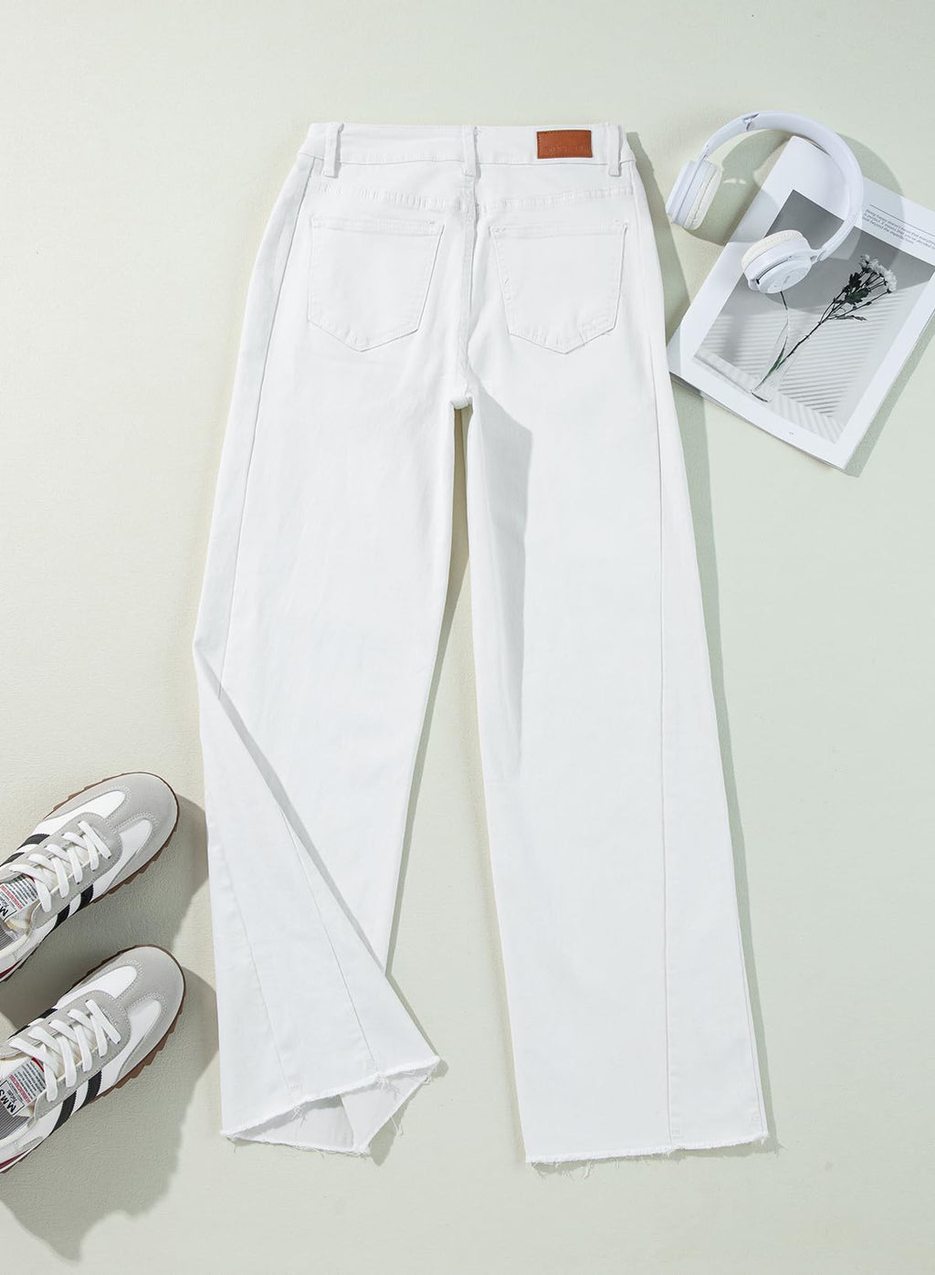 Damen Wide-Leg Jeans – Locker geschnittene High-Waist Jeans