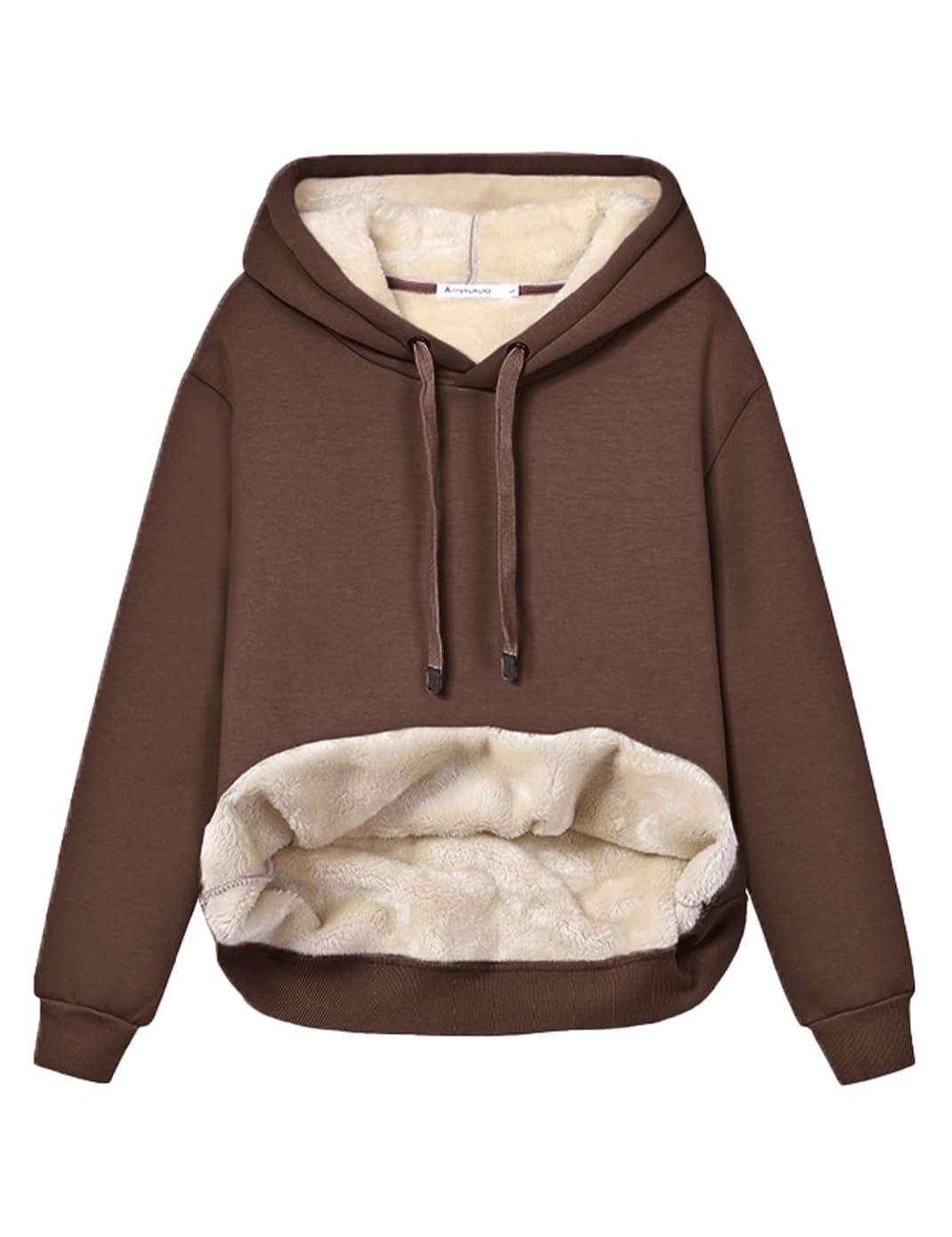 Damen Winter Hoodie mit Sherpa-Futter – Warmer Kapuzenpullover