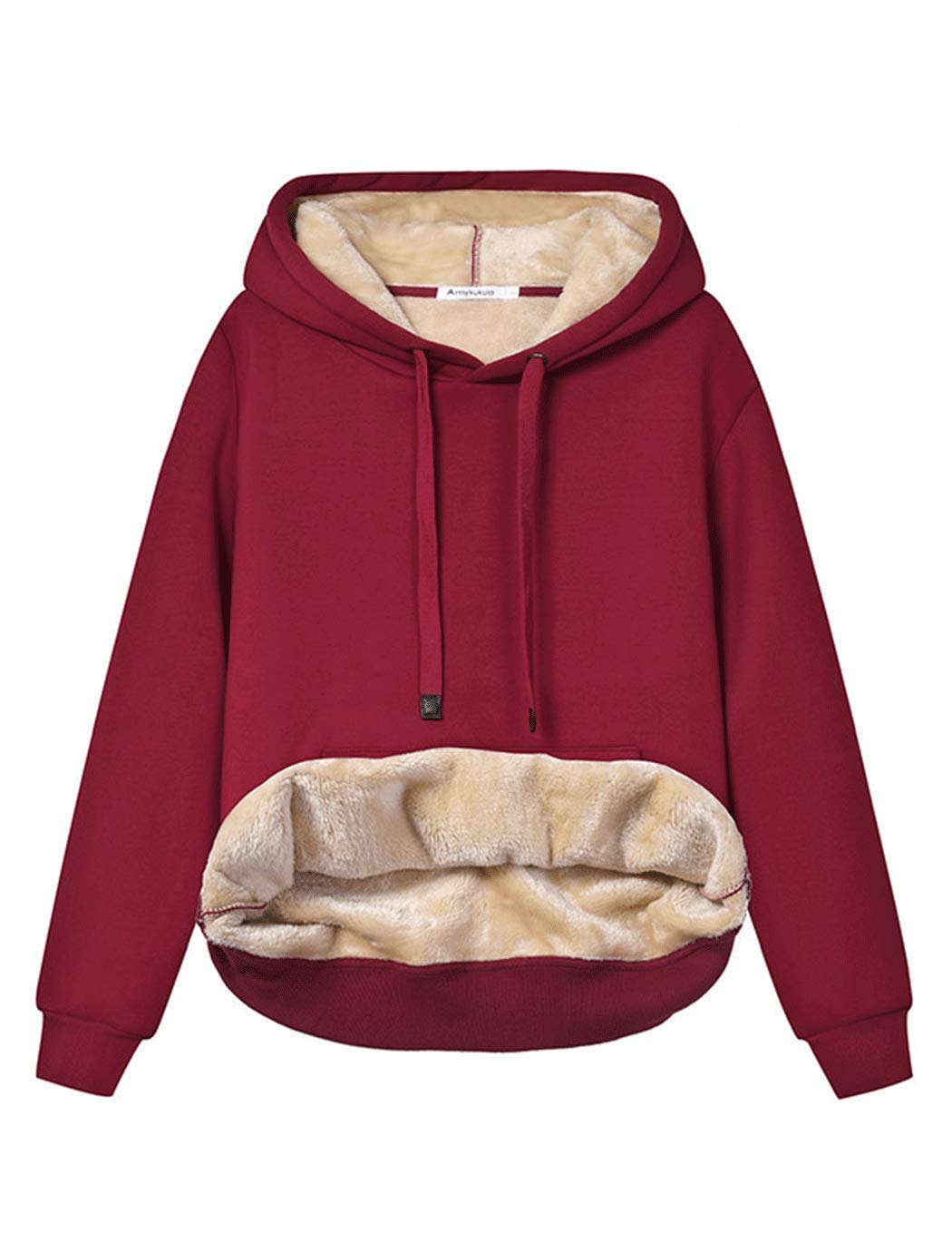 Damen Winter Hoodie mit Sherpa-Futter – Warmer Kapuzenpullover