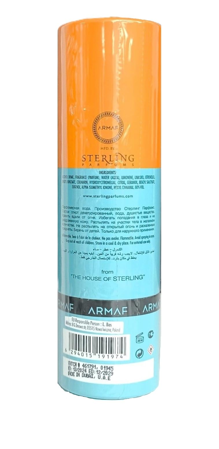 Armaf Odyssey Mandarinsky Limited Edition – Herren Eau de Parfum 100 ml (EDP Spray)