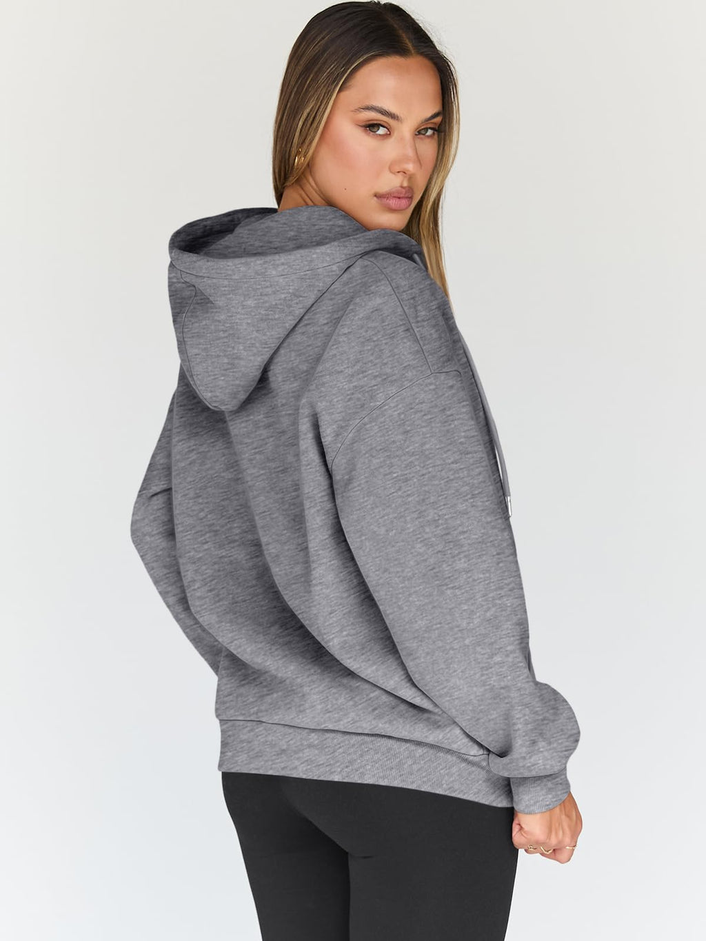 Damen Zip-Hoodie mit Kapuze – Bequeme Freizeit Sweatjacke