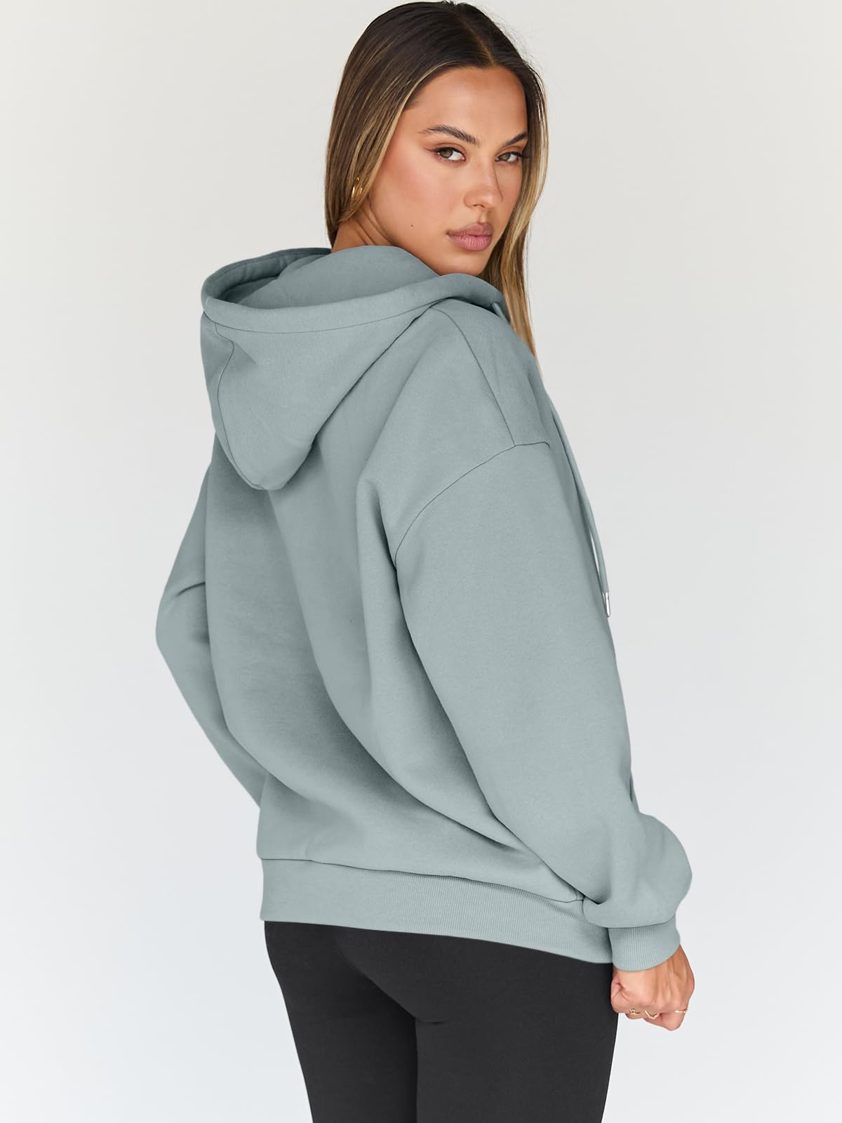 Damen Zip-Hoodie mit Kapuze – Bequeme Freizeit Sweatjacke