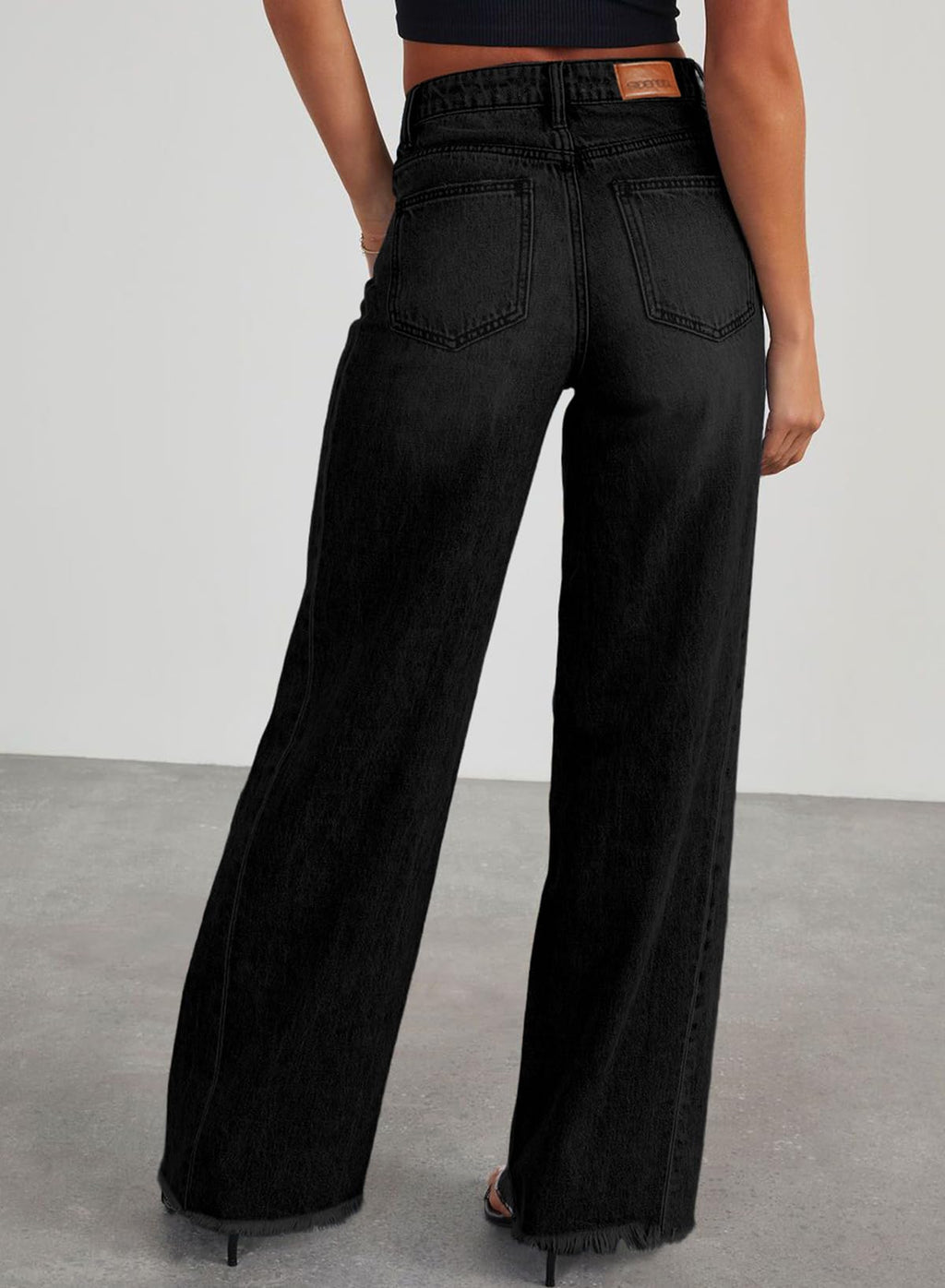 Damen Wide-Leg Jeans – Locker geschnittene High-Waist Jeans