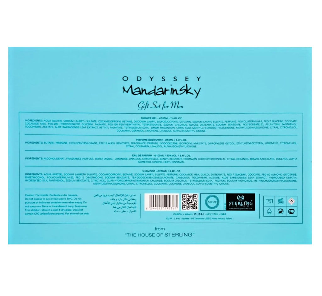 Armaf Odyssey Mandarinsky Limited Edition – Herren Eau de Parfum 100 ml (EDP Spray)