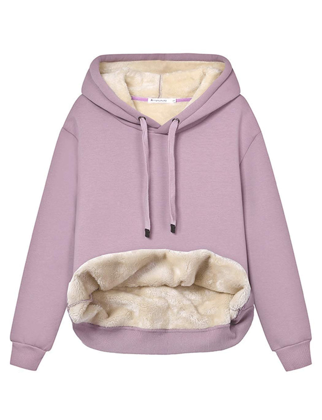 Damen Winter Hoodie mit Sherpa-Futter – Warmer Kapuzenpullover