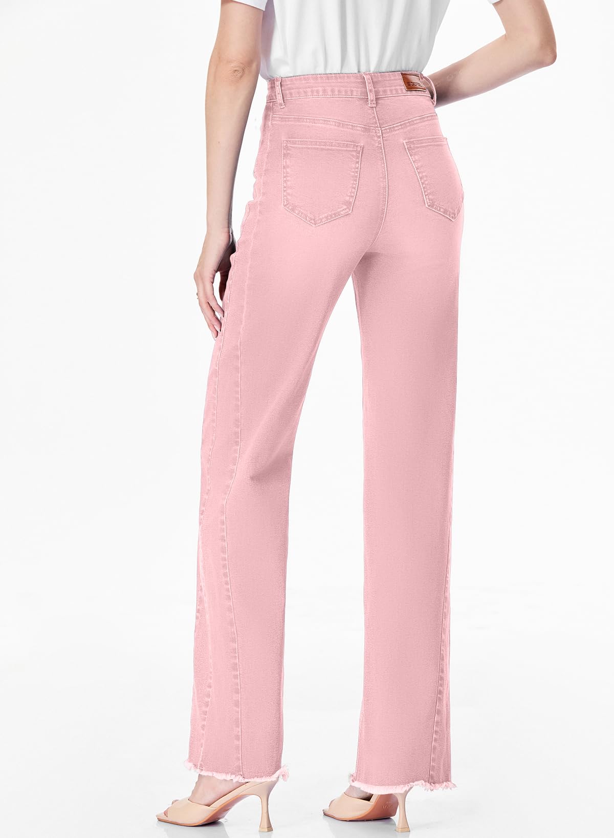 Damen Wide-Leg Jeans – Locker geschnittene High-Waist Jeans