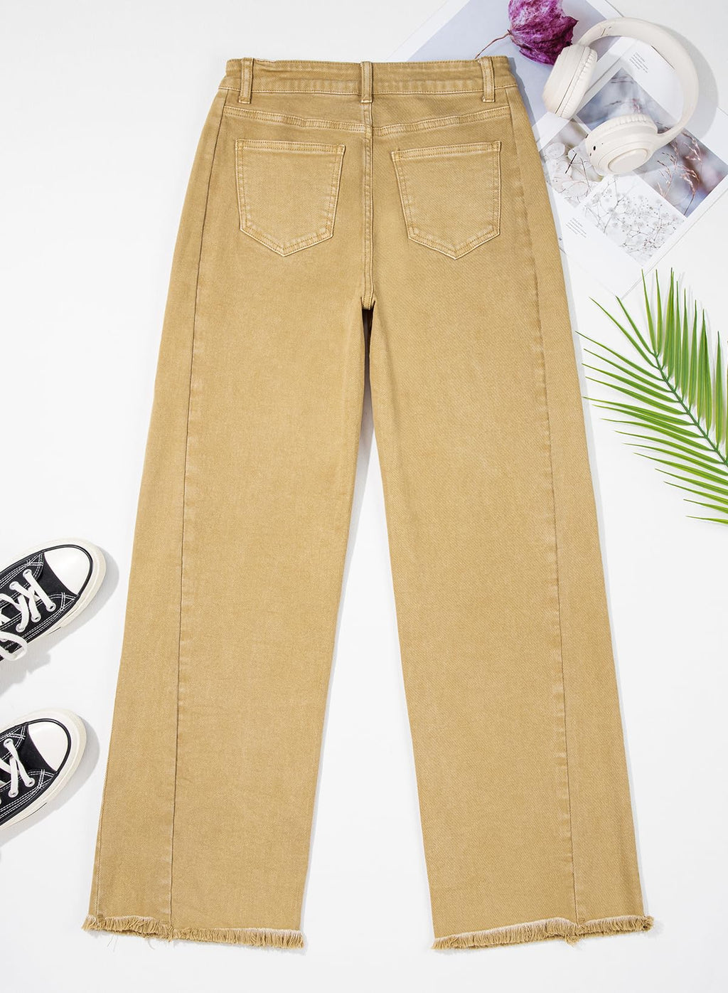 Damen Wide-Leg Jeans – Locker geschnittene High-Waist Jeans