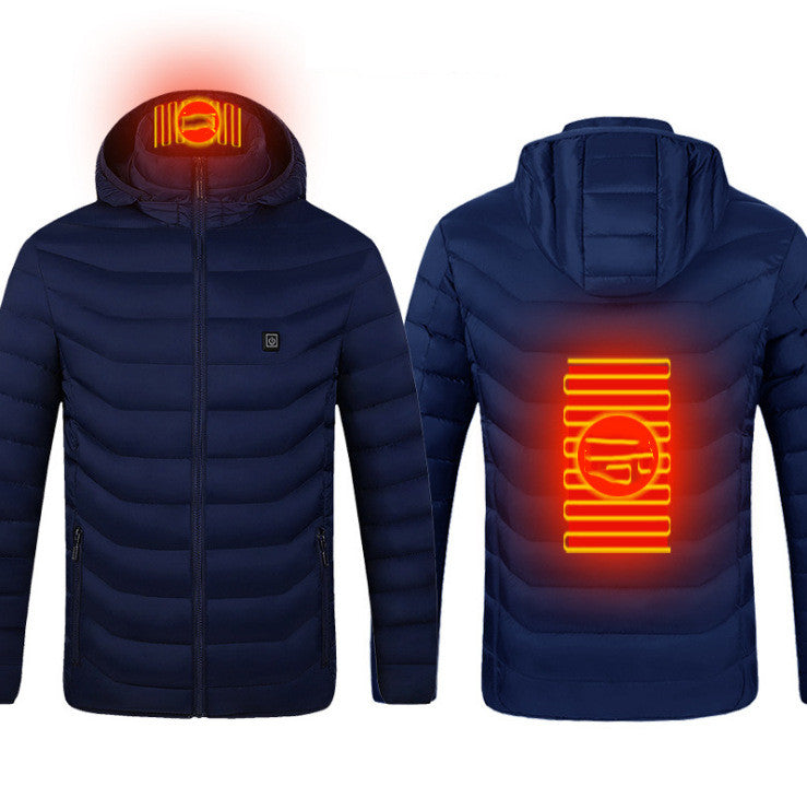 Beheizte Winterjacke mit USB – Warme Thermojacke für Kalte Tage