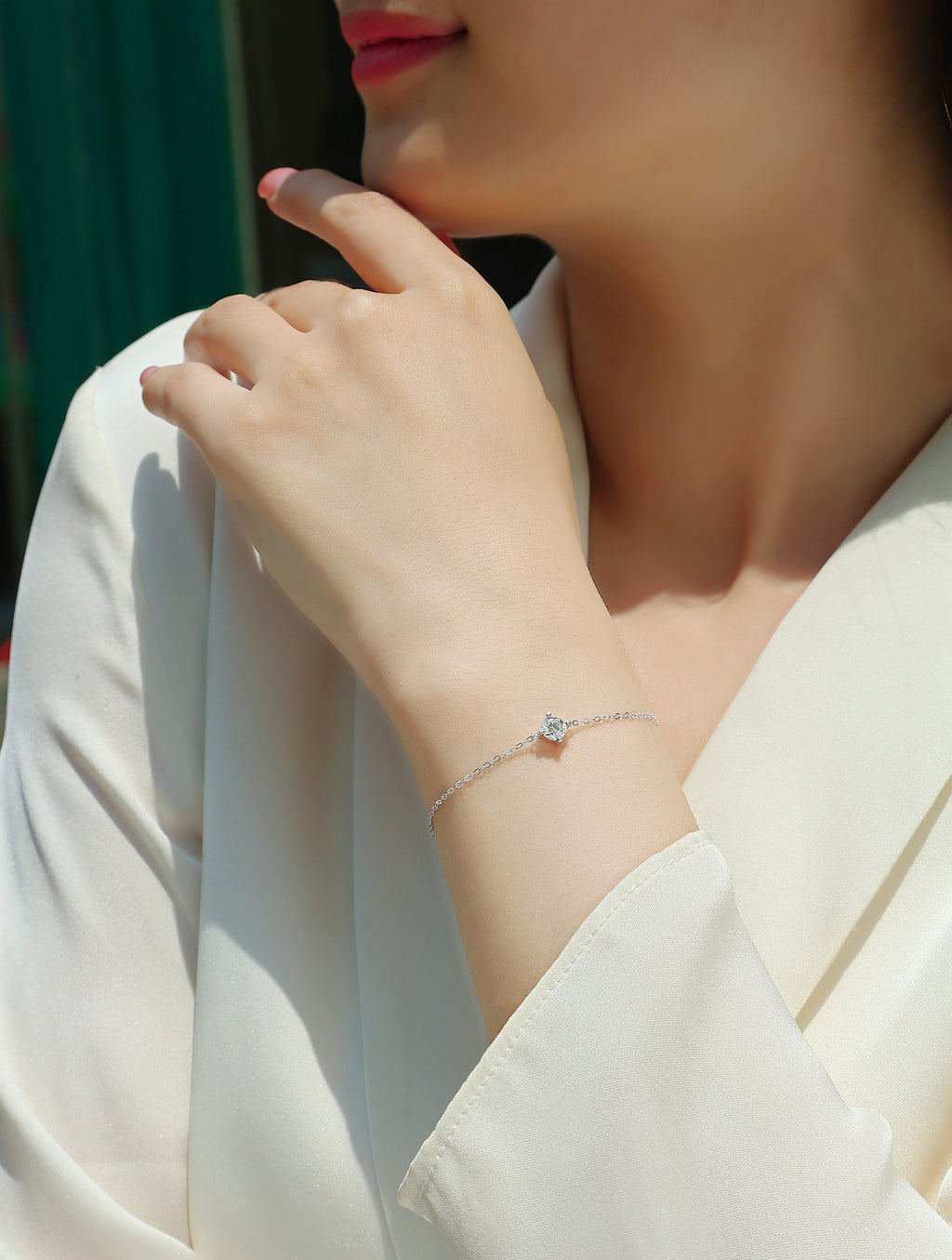 Elegantes Damen-Armband mit Moissanit – Zeitlos, Luxus & Stilvoll