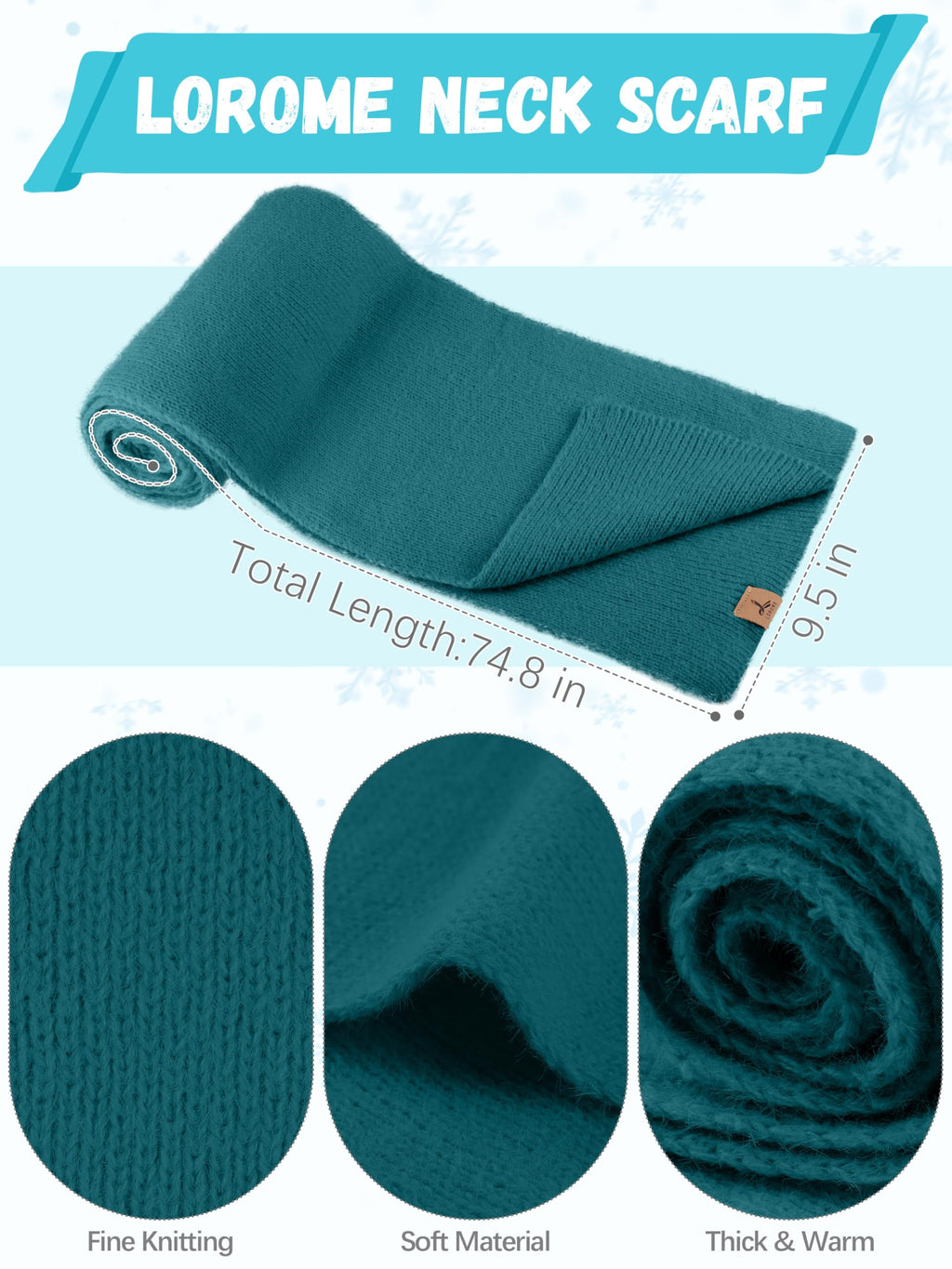 Winter Set für Damen – Mütze, Schal & Touchscreen-Handschuhe