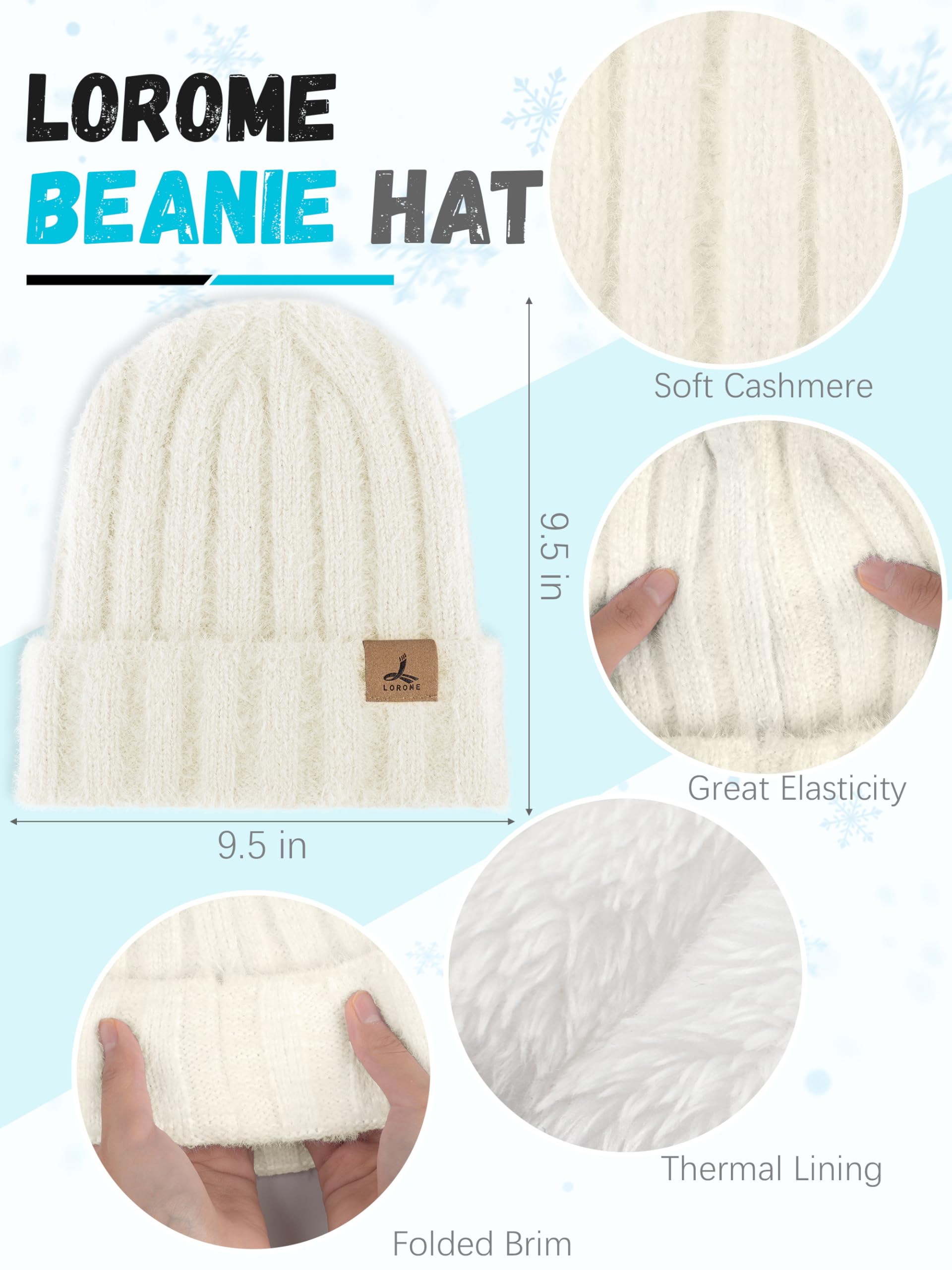 Winter Set für Damen – Mütze, Schal & Touchscreen-Handschuhe