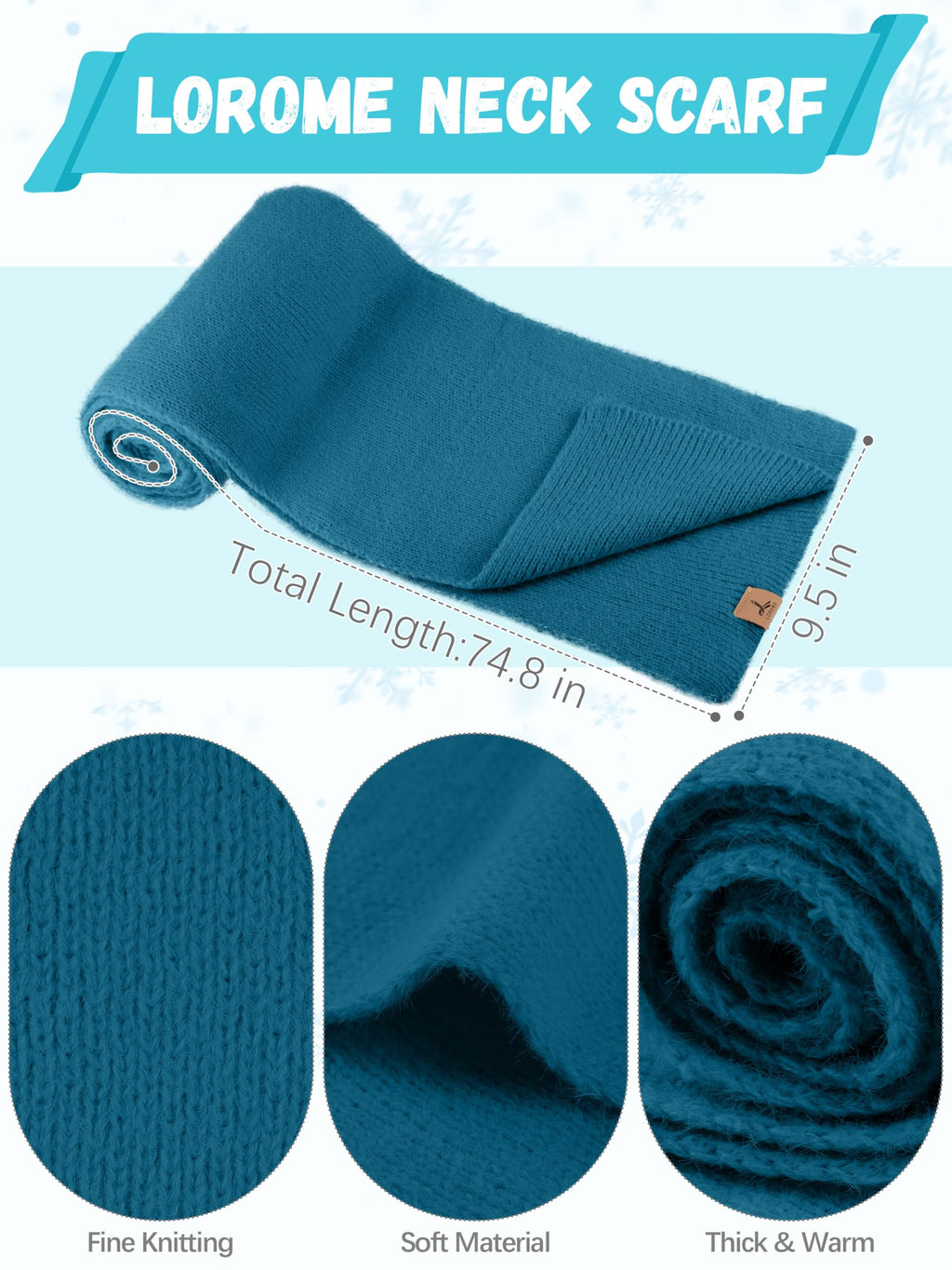 Winter Set für Damen – Mütze, Schal & Touchscreen-Handschuhe