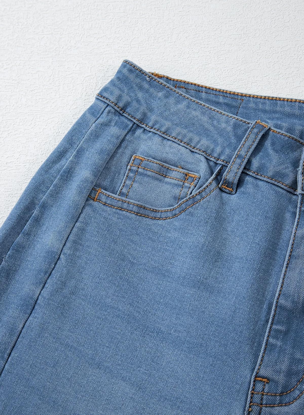 Damen Wide-Leg Jeans – Locker geschnittene High-Waist Jeans