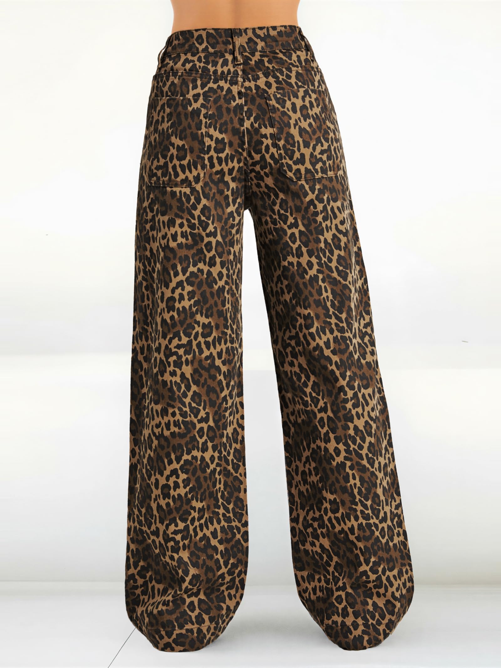 Damen Wide-Leg Jeans – Lässige High-Waist Denim Hose