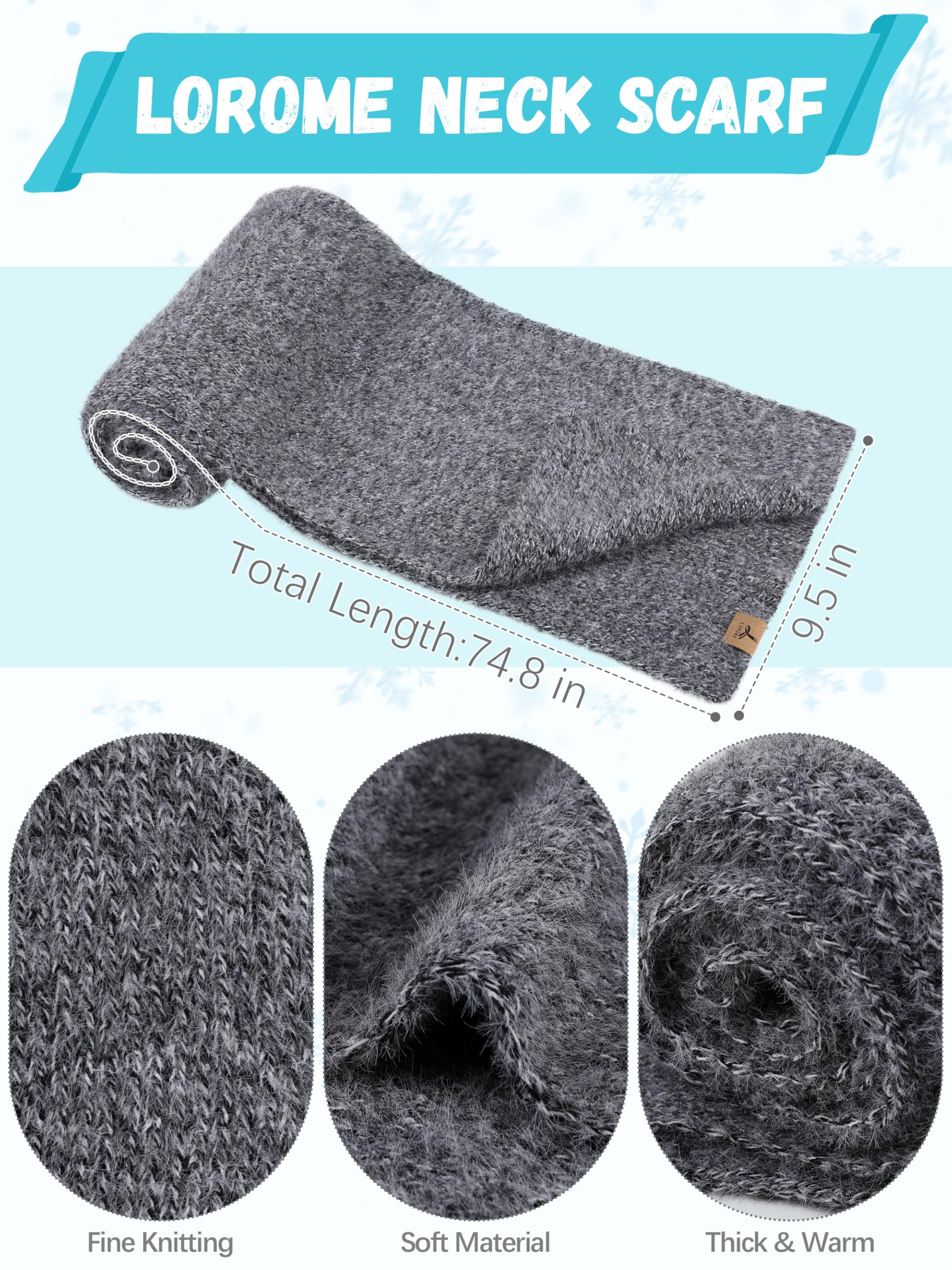 Winter Set für Damen – Mütze, Schal & Touchscreen-Handschuhe