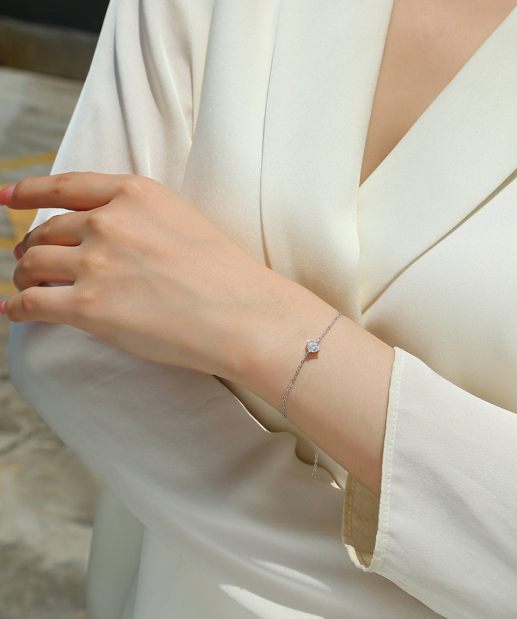 Elegantes Damen-Armband mit Moissanit – Zeitlos, Luxus & Stilvoll