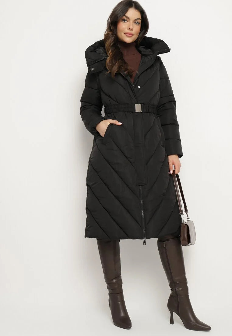 Lange Daunenjacke für Damen – Warm, Elegant & Winterfest