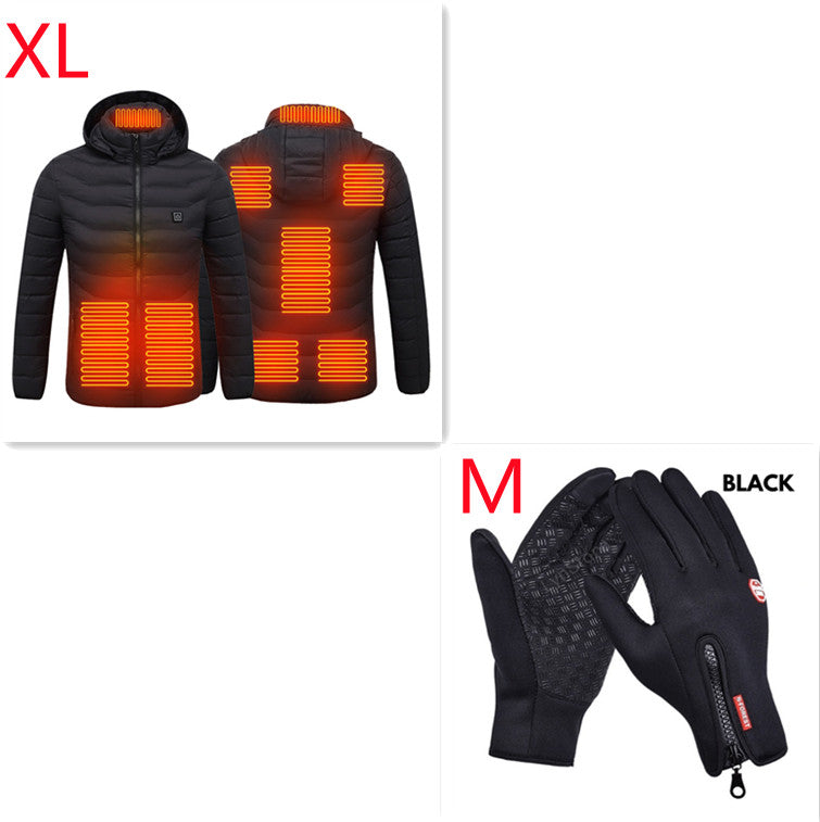 Beheizte Winterjacke mit USB – Warme Thermojacke für Kalte Tage